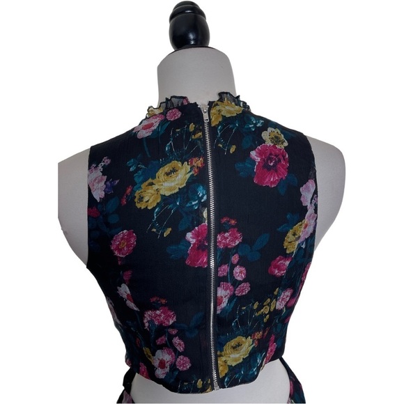 Ali & Jay Got Wings Floral Chiffon Multi Garden Floral Dress M - Picture 6 of 12